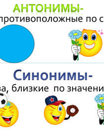 Слайд-тренинг "Синонимы и антонимы".